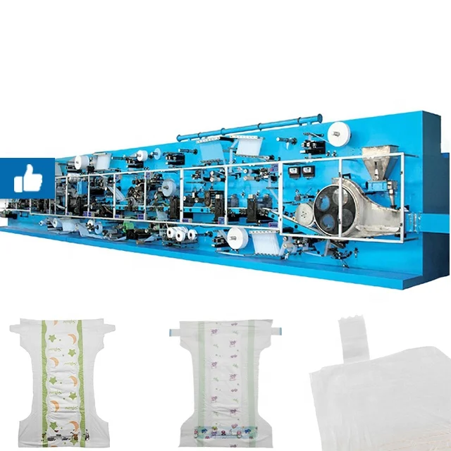 Small Business Scale Baby Diaper Manufacturing Making Machine Production Line
