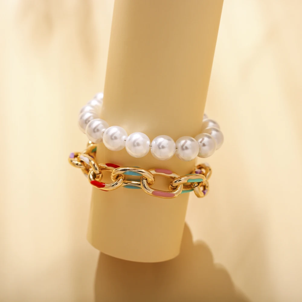 2021 new double layer bracelet Rainbow bracelet ladies bracelet for gifts