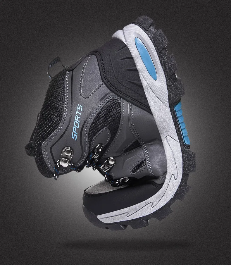 
Waterproof Outdoor Trekking Boot Traveling Anti-Slip Comfort Walking Mens Hiking Shoes 