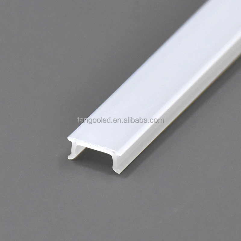 Customized Opal transparent frosted PC PMMA light diffuser for aluminum profile
