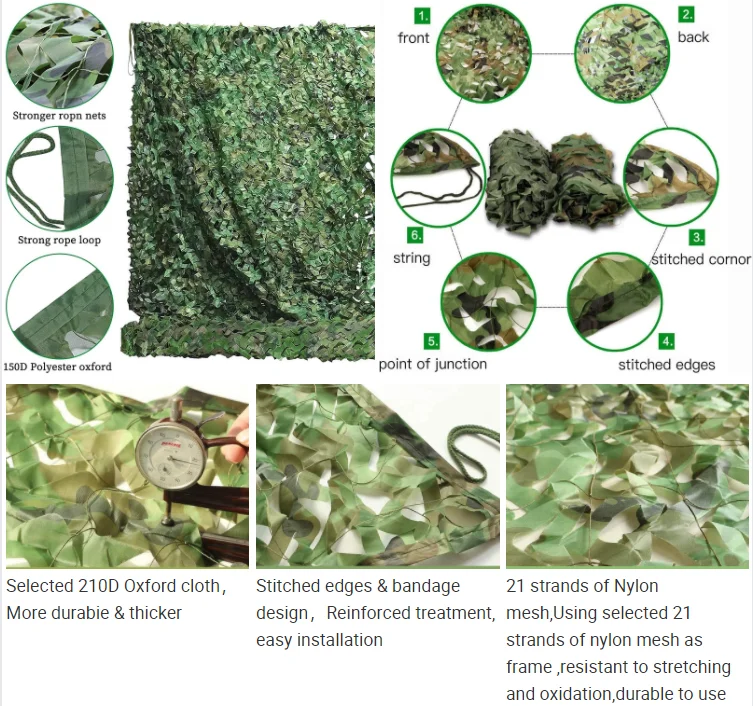 Camouflage Net Shade 3X3MHunt Camouflage Net