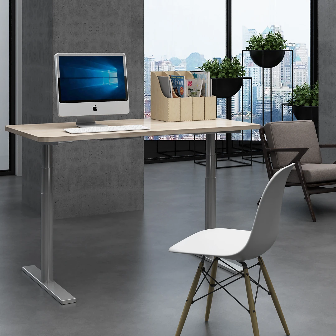 Jiecang Office Cubicles Lifting Table Standing Desk Electric Table with Double Motor