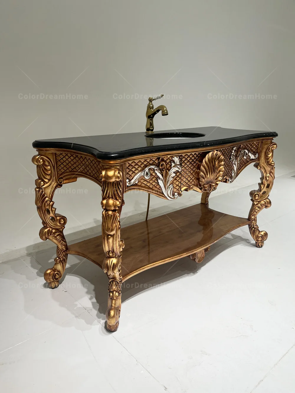 European italian baroque Bathroom Cabinet bathroom vanity cabinet