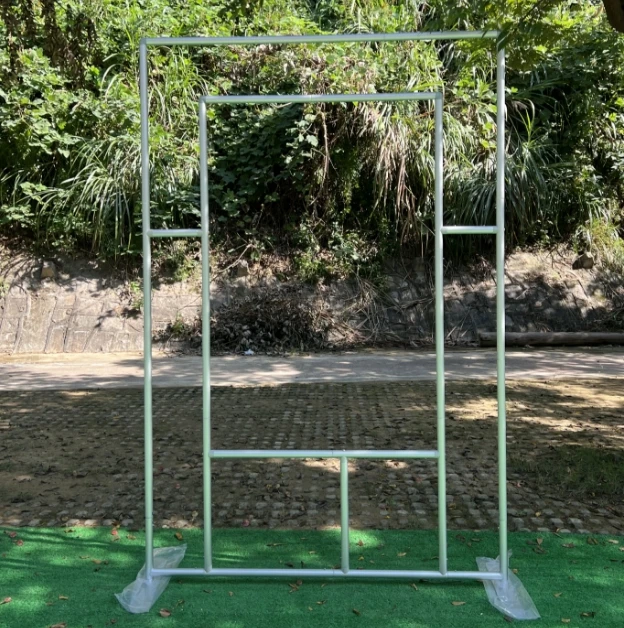 Photo Optical Frame Rectangle Stand Birthday Wedding Aluminum  Backdrop Stand Kits Merry Christmas Design