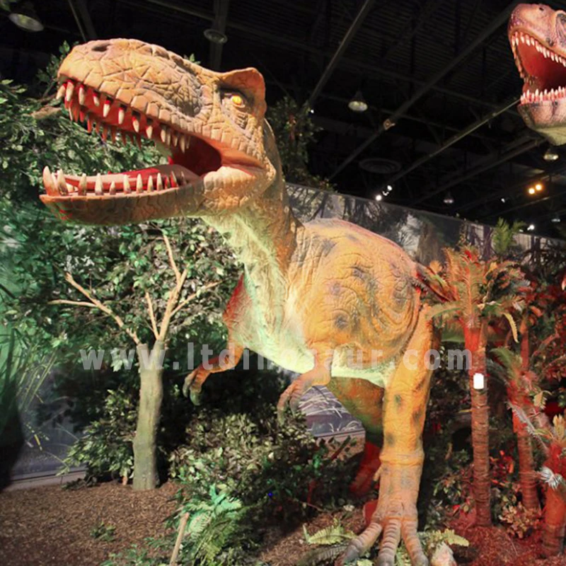 Indoor Travel Exhibition Expert Animatronic Models Theme Park Animatronic Dimetrodon Dinosaur Custom Different Size