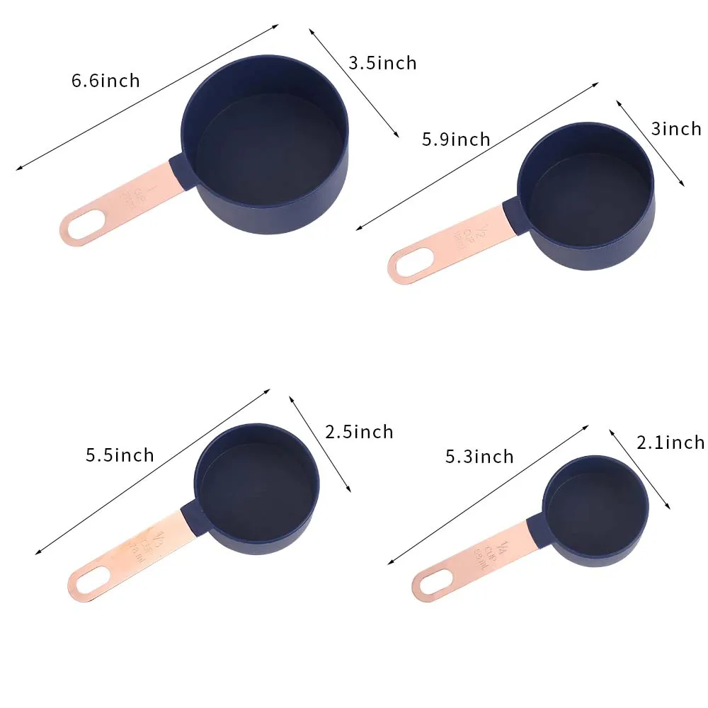 Kitchen gadgets tools Safe Food Grade 4pcs Measuring cup set