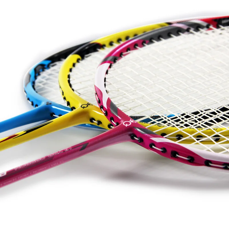 Decoq Oem High Quality 4U 5U Indoor&Outdoor Customized   Training Pu Professional Lightweight   Carbon Fiber Badminton Rackets