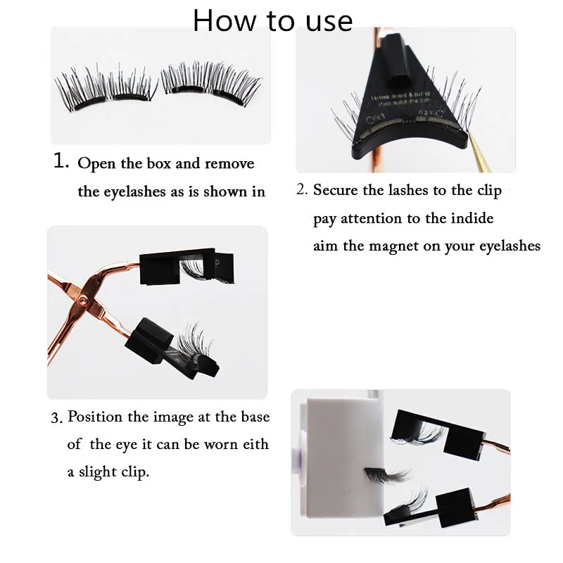 
2021 magnet lashes with tweezer fast shipping magnetic false eyelashes private label magnetic eyelash kit 