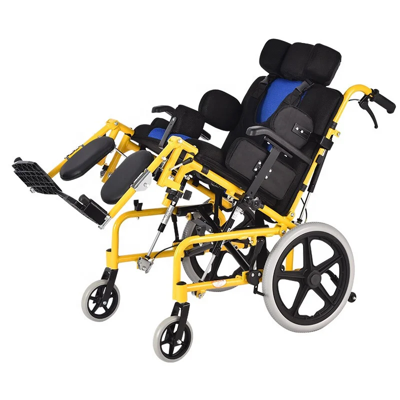 Folding adjustable high back cerebral palsy handicapped wheel chair electric wheelchair for adult