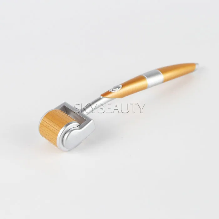 
Custom Logo 0.5mm Skin Micro Needle 192 needles Dermaroller Titanium ZGTS 192 Microneedle Derma Roller for Hair Loss Treatment 
