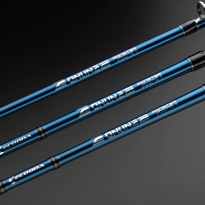 ECOODA Online E II Series 100g-400g Jigging Rod 20KG Drag Power Tuna Jigging Rods PE 2.0-6.0 Fishing Rod Jigging