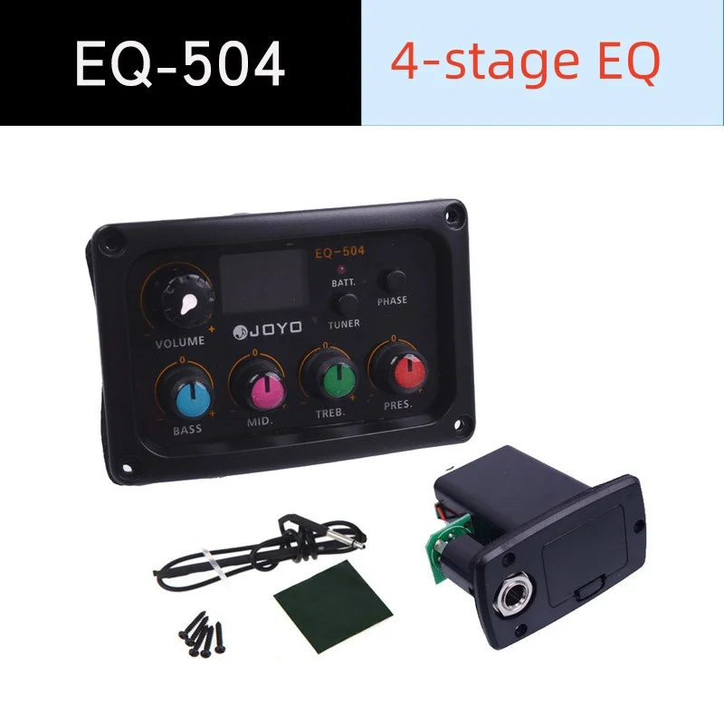 JOYO JE-306 307 с функцией калибровки 5-ступенчатый EQ 504 деревянный гитарный звукосниматель звуковой эффект микшер