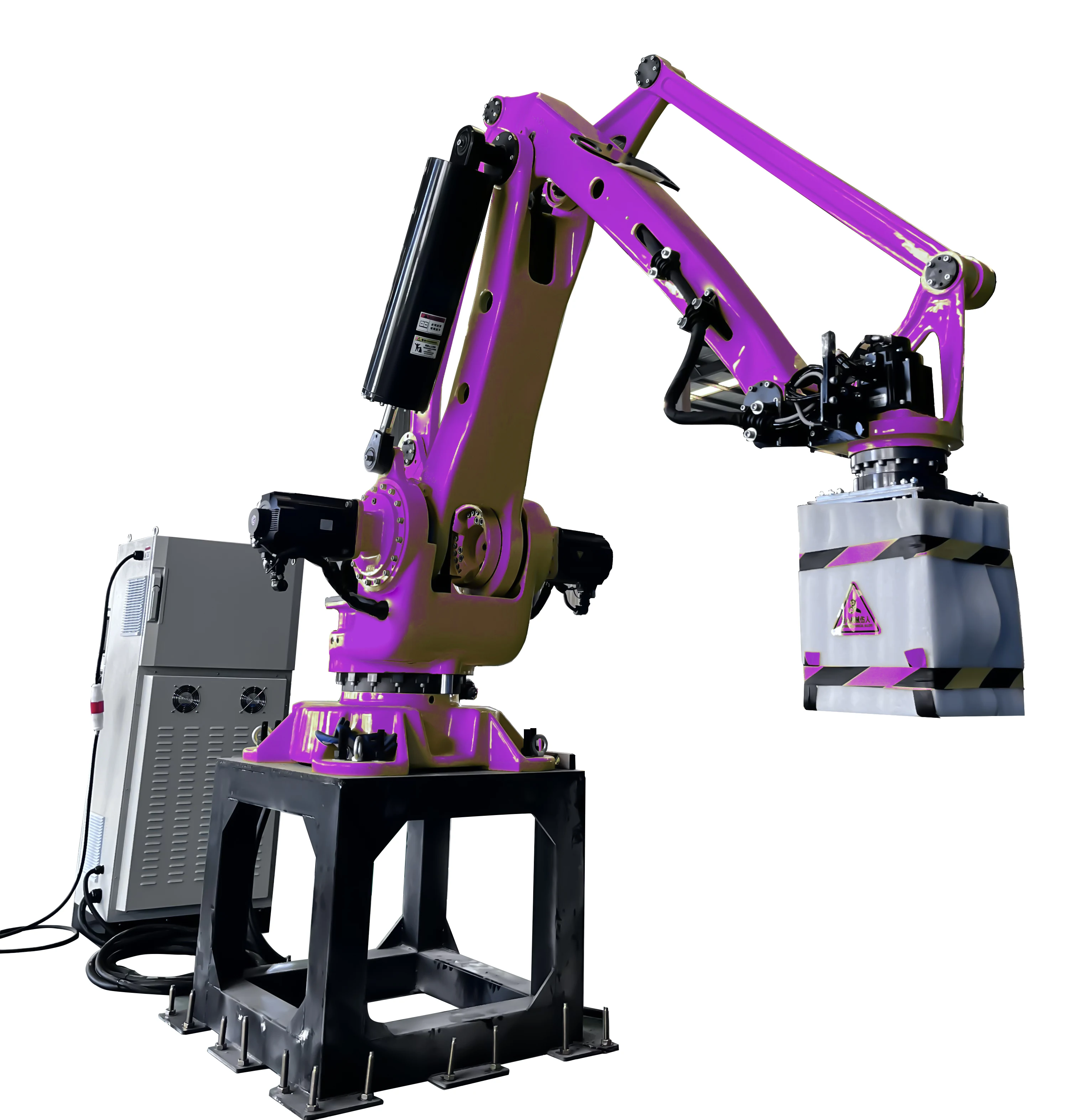 industrial robot palletizer stacking loading unloading bag box carton bottle cans palletizing machine