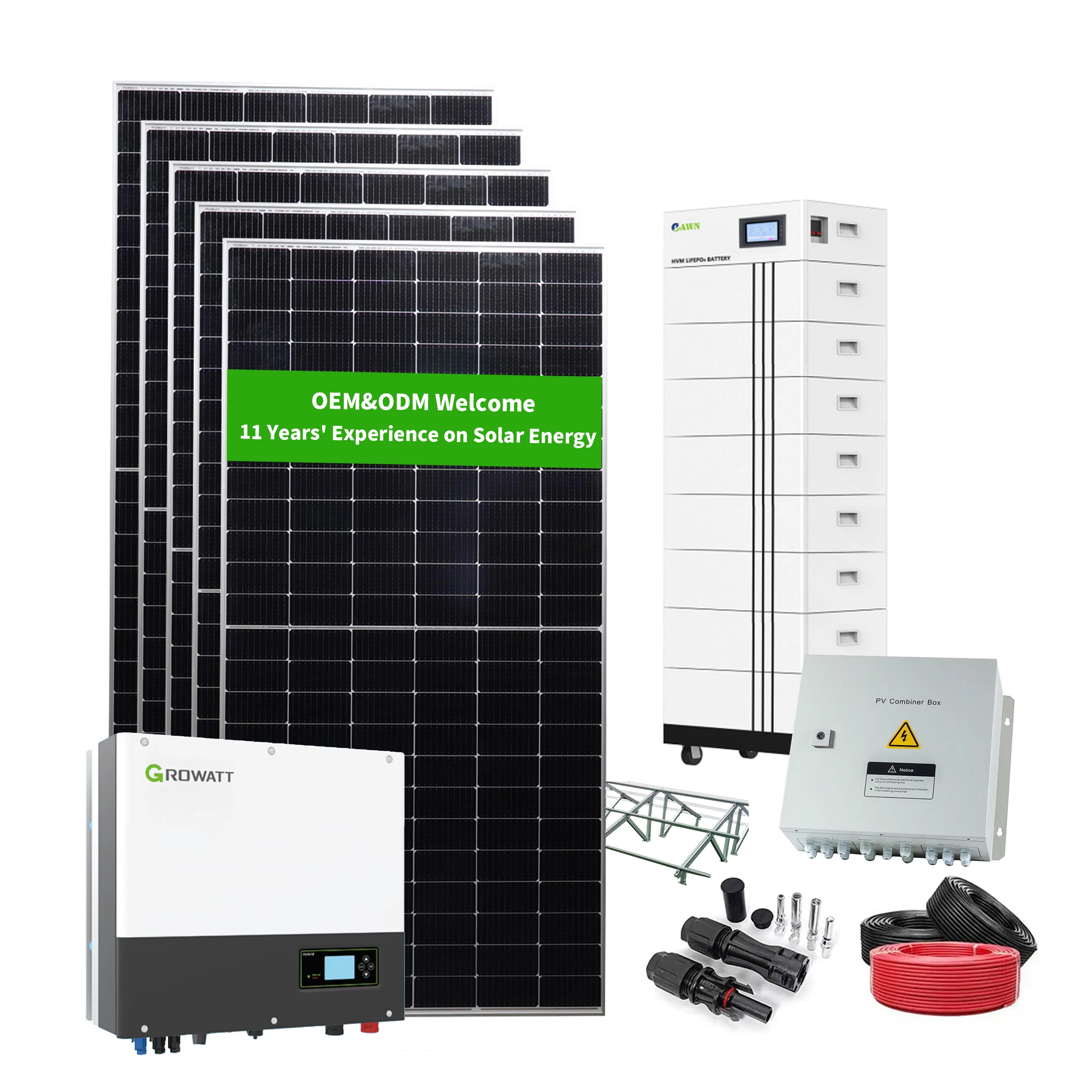50KW Solar Power Energy System For Commercial Use BESS Solar Battery Energy Storage System ESS Solar Off Grid System