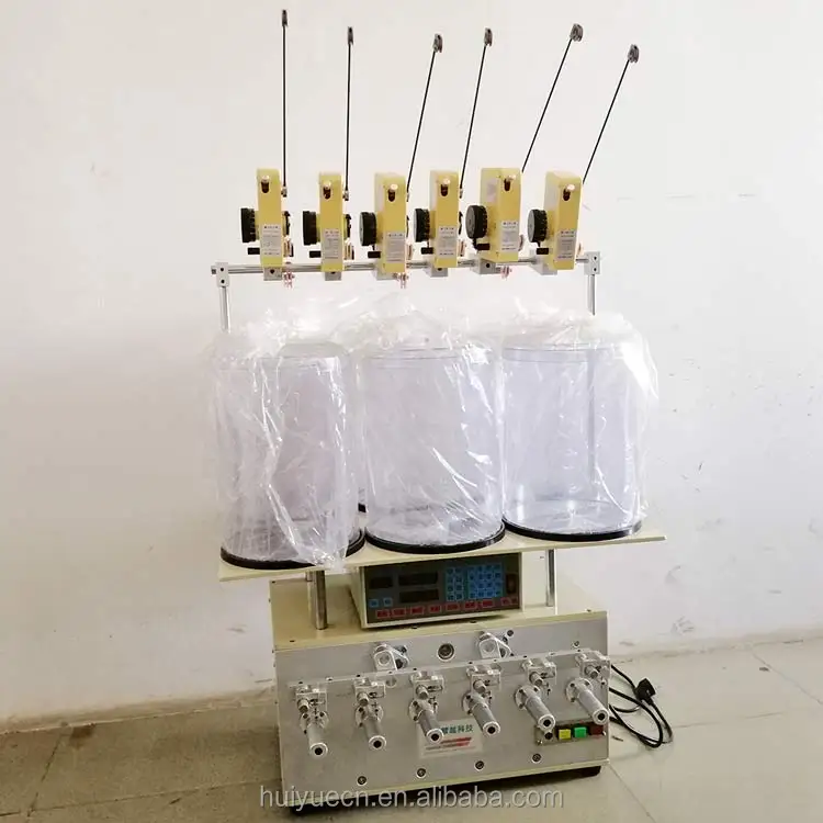 dongguan huiyue machinery automatic transformer winding machine coil 6 spindell