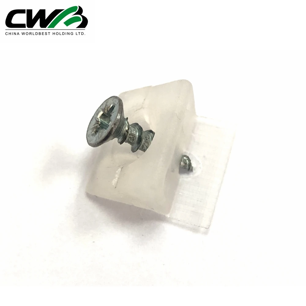 Connector for wood panels Plastic Back Panel Furniture screw Shelf Support Bracket screws