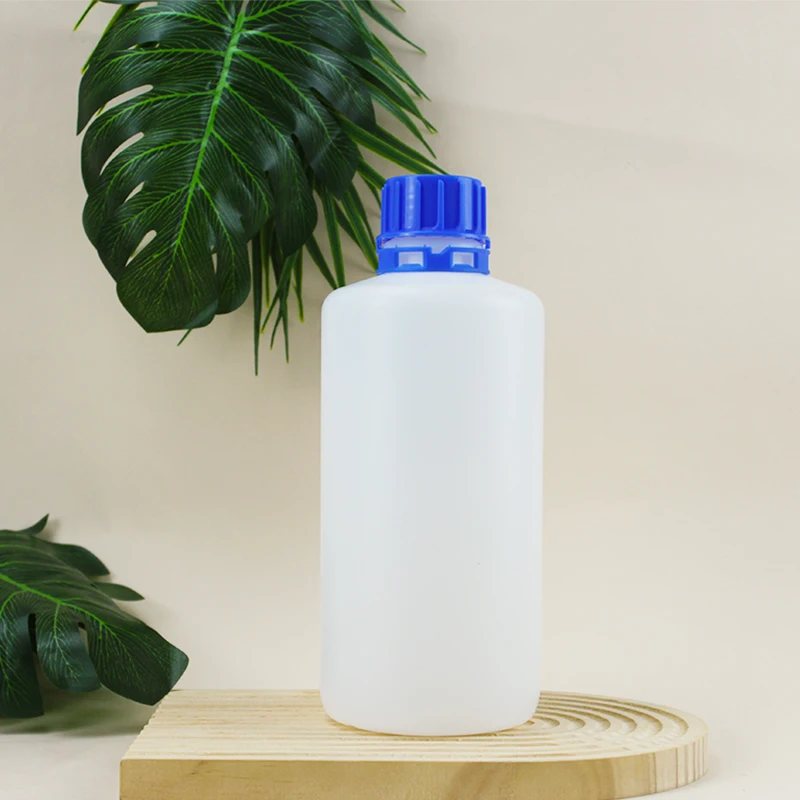 Wholesale 1000ml White Empty Plastic hdpe Chemical Powder Packaging Bottle