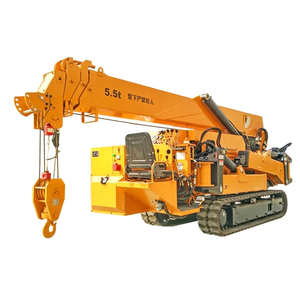 Новый складной мини-кран на гусеничном ходу HXB 5,5 с бесплатной доставкой и обучением за рубежом