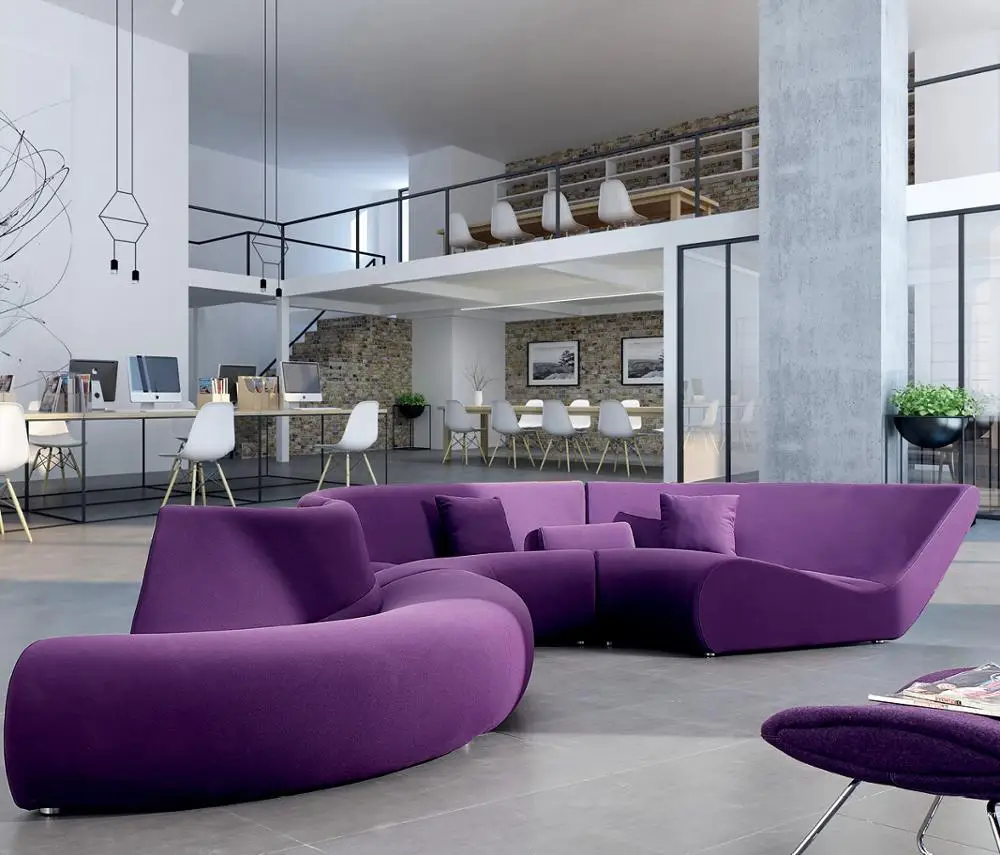 Greenfield  Furniture Reception Modular Sofa Waiting Area Lounge Office Long Modern Cloud Sofa set
