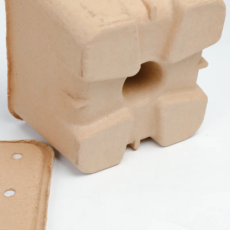 OEM/ODM Custom Biodegradable Sugarcane Pulp Tray Recyclable Fine Quality Paper Box Food Compostable Protection Factory