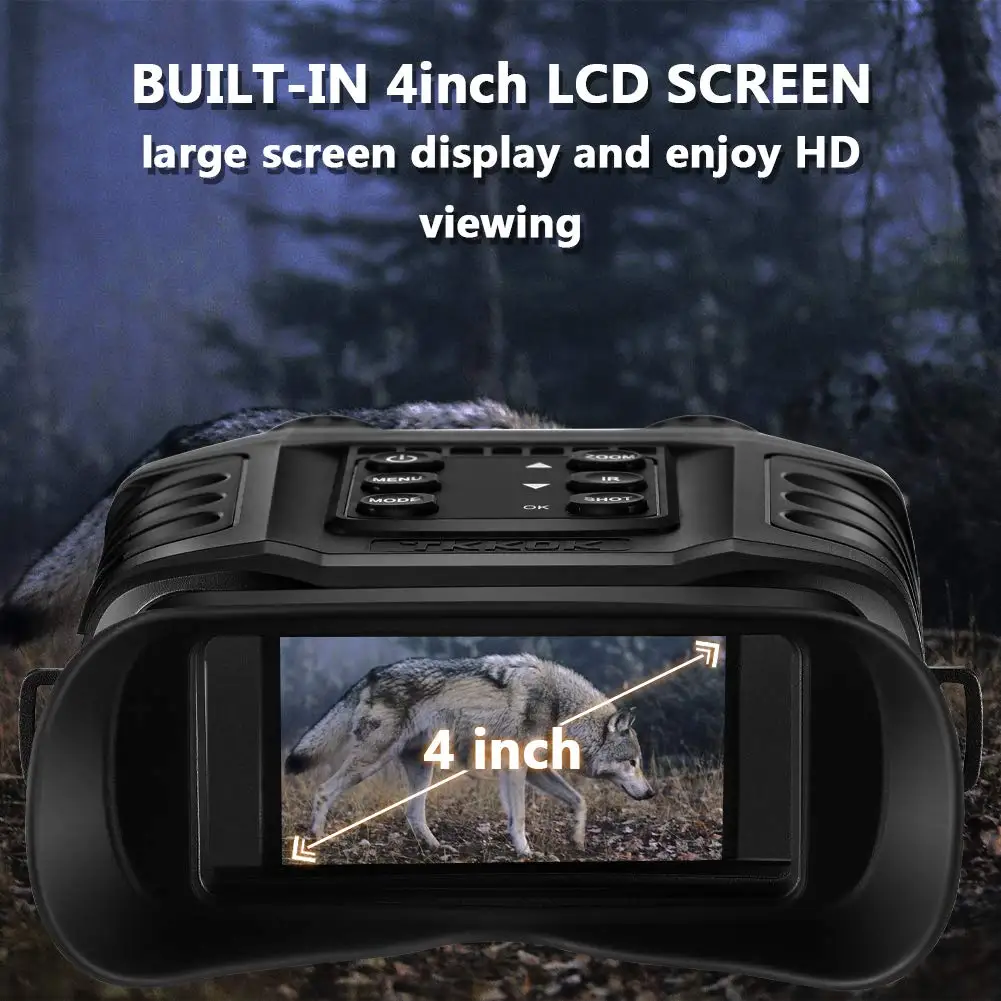 Night Vision Binocular  500M Night Vision Scope Outdoor Telescope for Track The Hunting