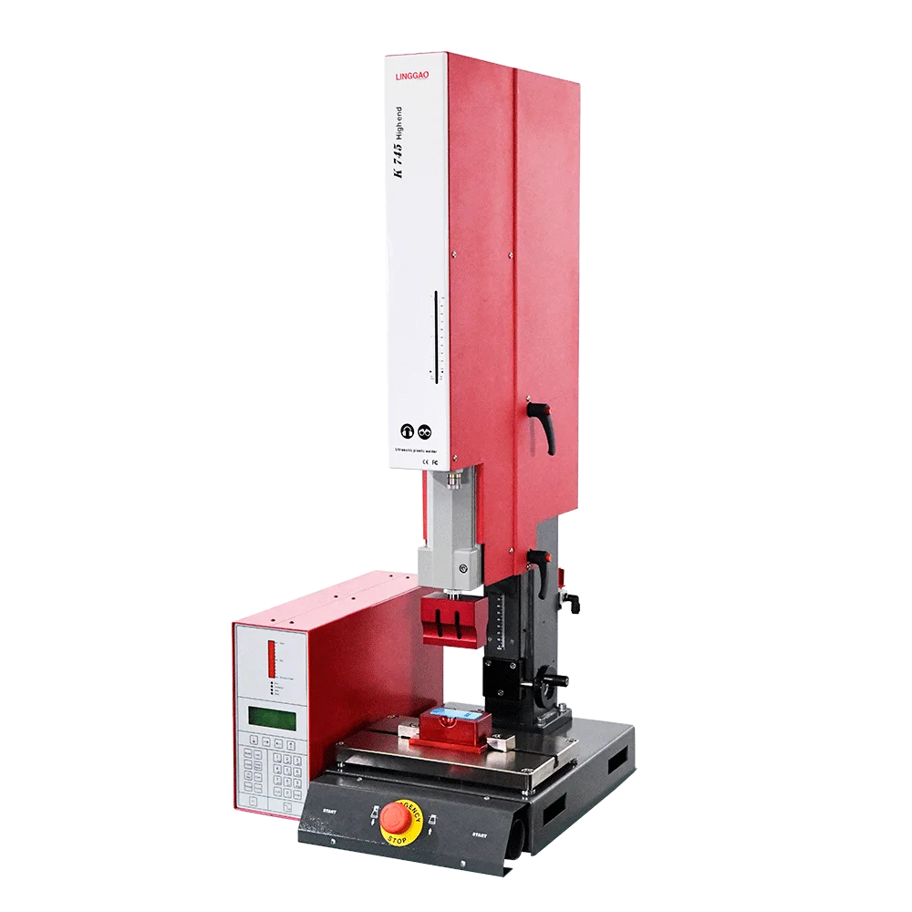 LINGGAO 900W CE certified ultrasonic machine plastic weld ultrasonic sieeve welding machine rontech