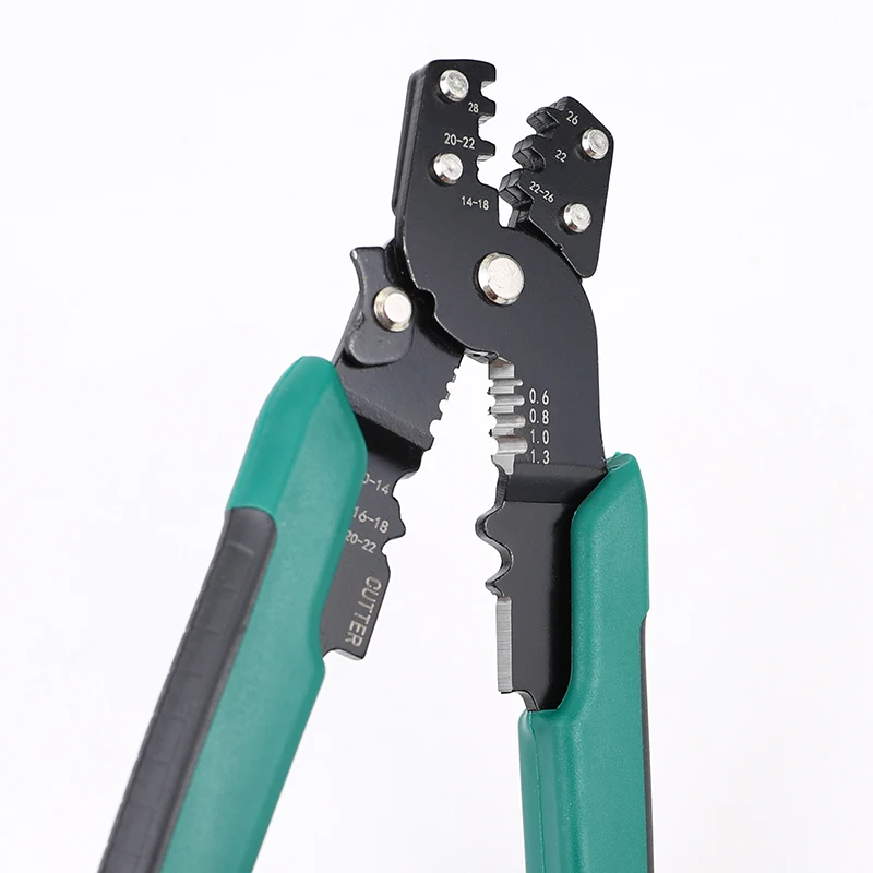 Mini 170mm HS-202B Tool Pliers steel pipe Cold Press Clamp Wiring Terminal Cutters Telephone Plug Crimping Pliers