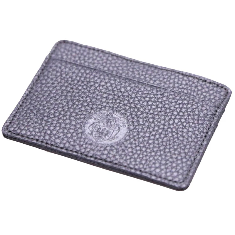 Low Minimum Quantity Genuine Rfid ID Wallet Men Leather Card Holder Credit