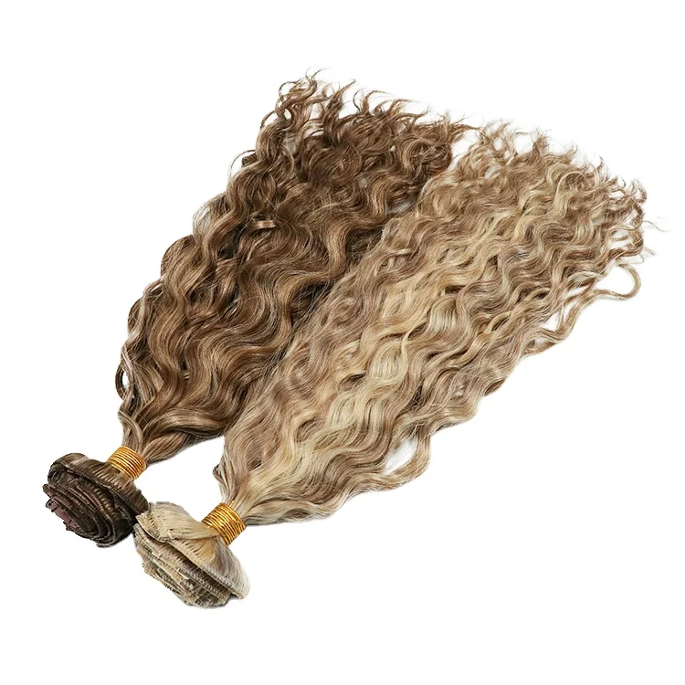 Raw Hair Supplier Better Length Clip Ins Afro Human Hair Brazilian Curly Piano Color Seamless A Clip In Hair Piece Extension