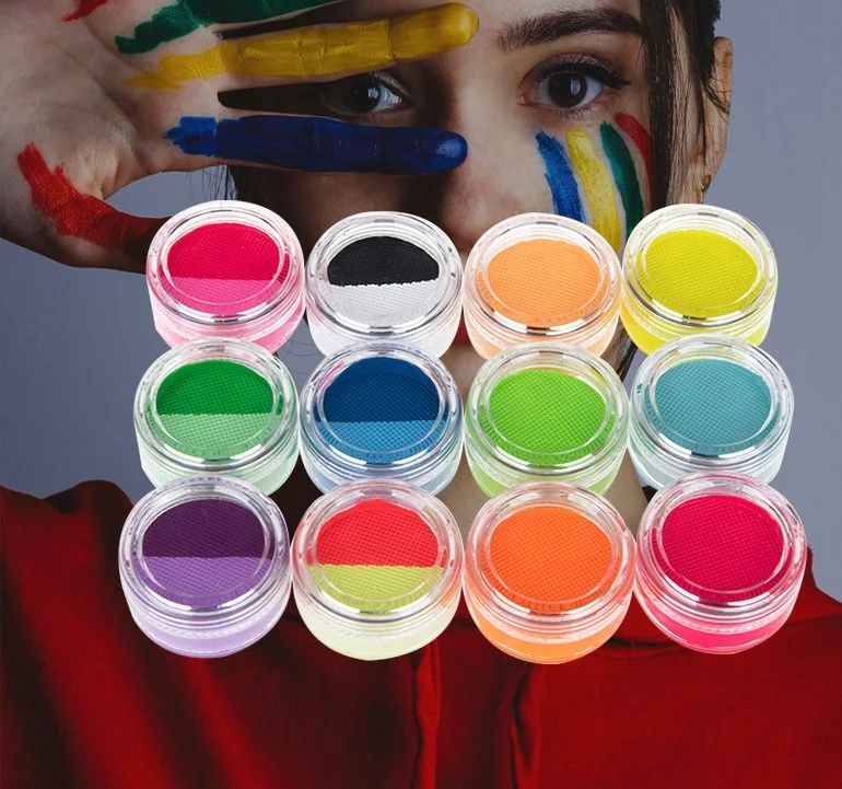 Cheap price body kids drawing DIY painting 5 colors oil face paint pens