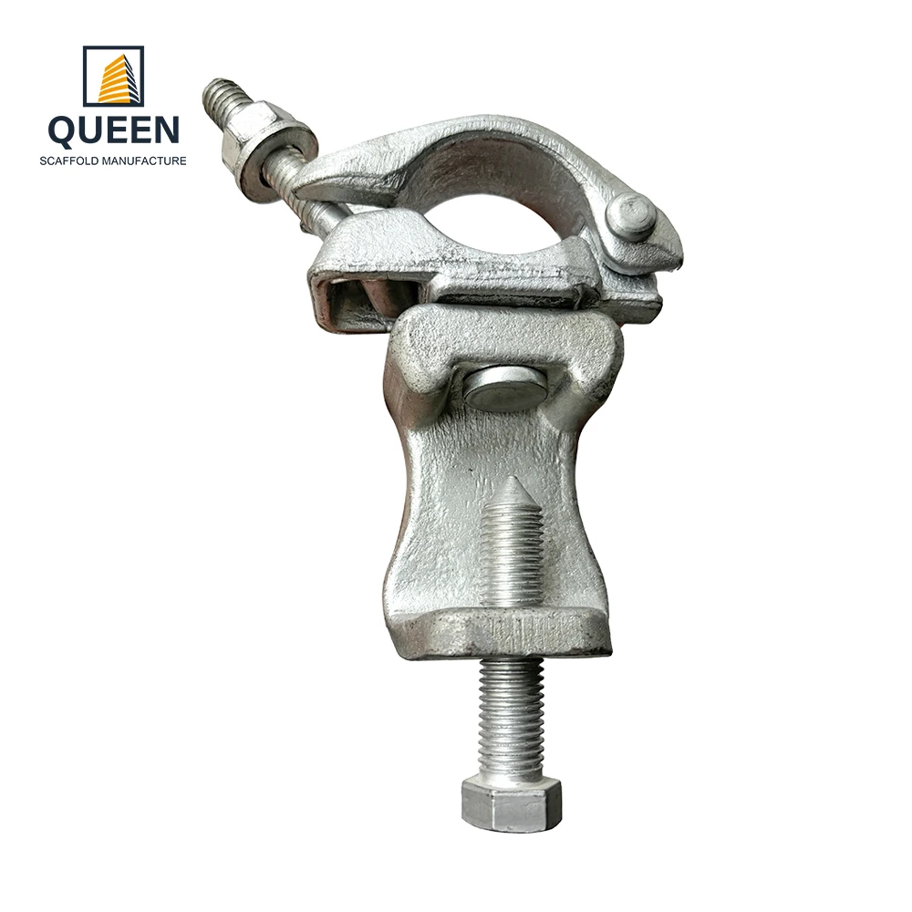 LINYI QUEEN BS1139 Drop Forged Adjustable Swivel Girder Coupler For Tubular Scaffolding Pipe and Fittings Parts