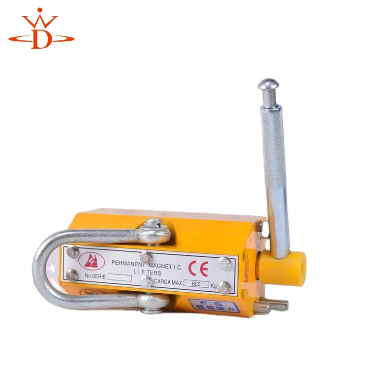 Over 10 Years Heavy Duty 0.1-5 Ton Metal Scrap Lifting Magnet For Hoisting Steel Plate Permanent Magnetic Lifter