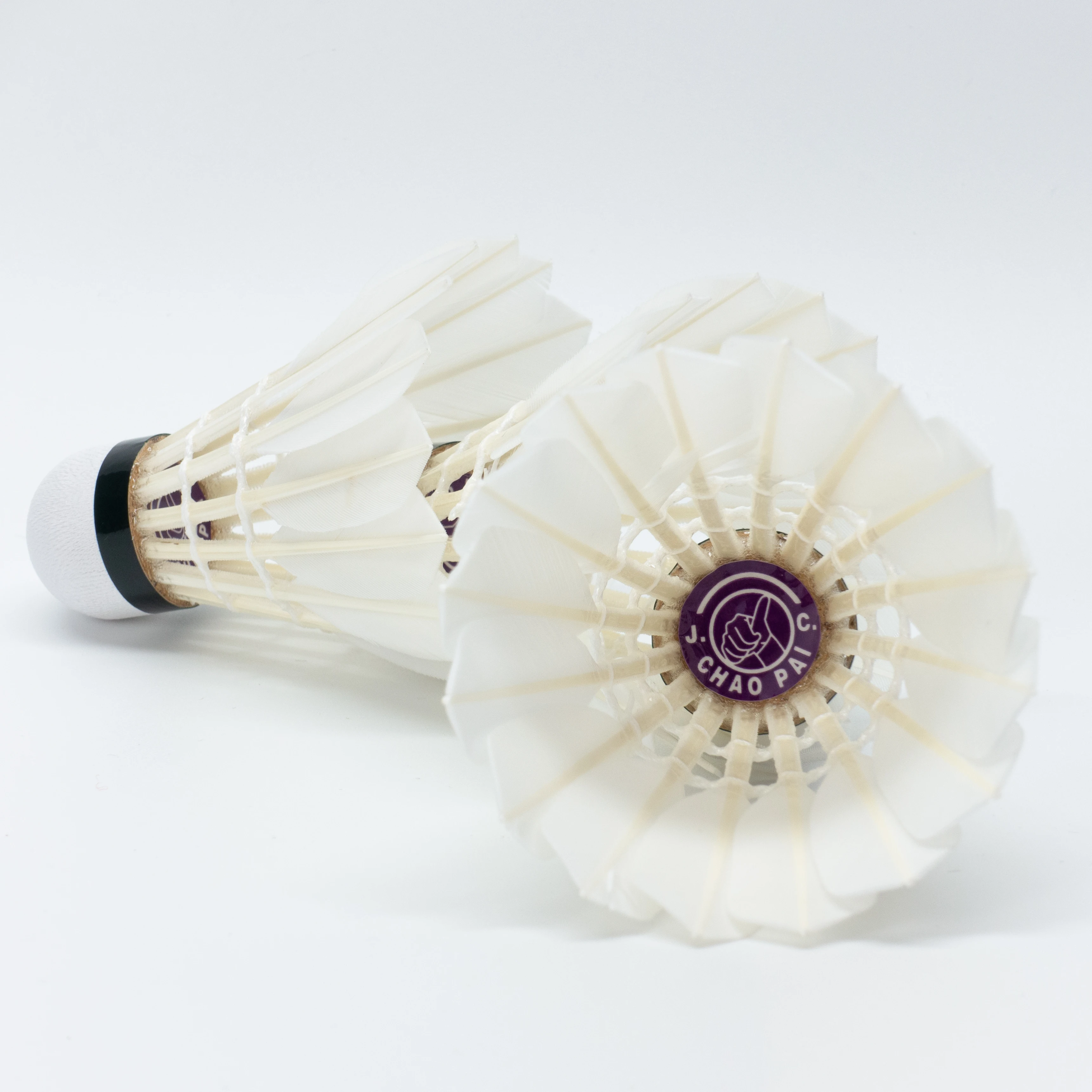 PURPLE chaopai Brand  Badminton shuttlecocks  Goose Feather good durability competition senior players