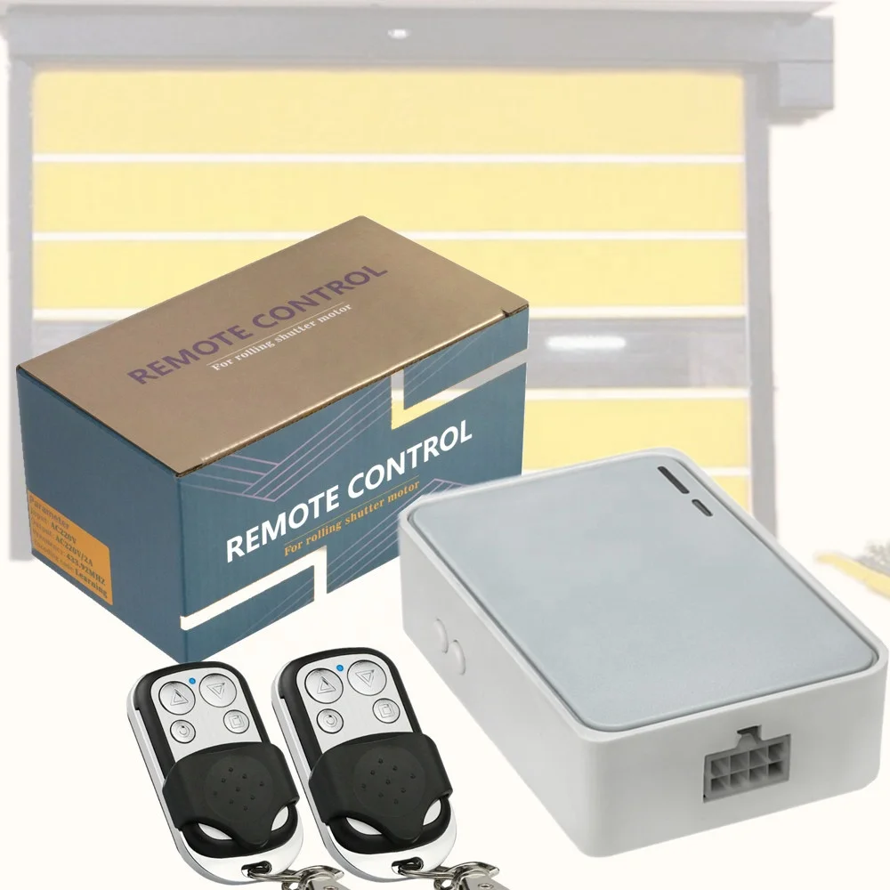 HFY 433MHZ Digital electric roller door motor remote control Rolling shutter controller Garage door remote control receiver