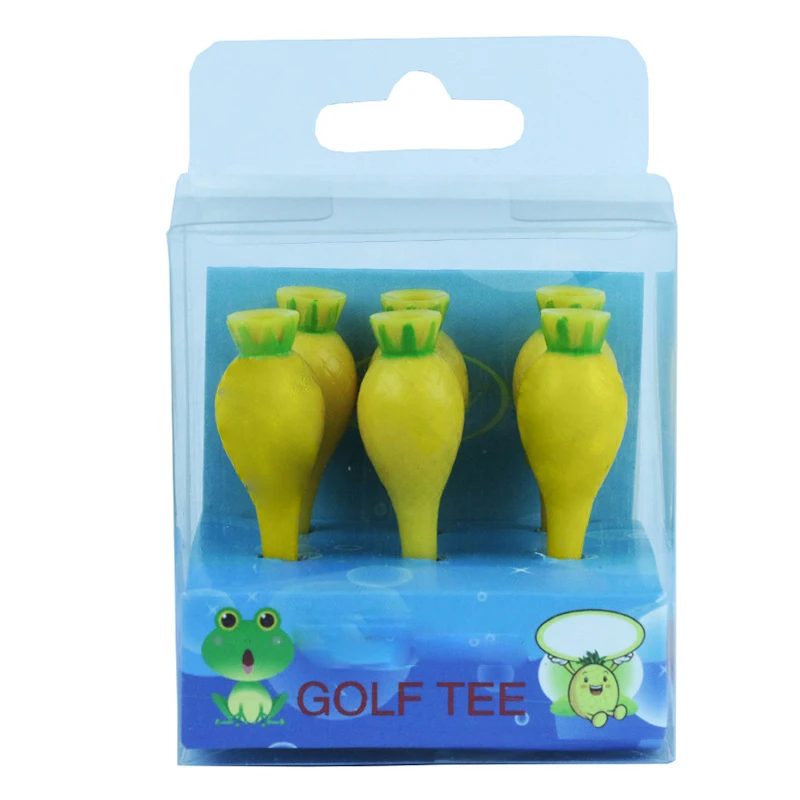 Golf cartoon tee cute frog multi-function tee golf accessories in plastic material