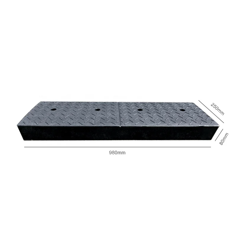 980*250*80m Hot Selling Triangle Shape Step Cushion Doorsill Pedestrian Road Kerb Ramp