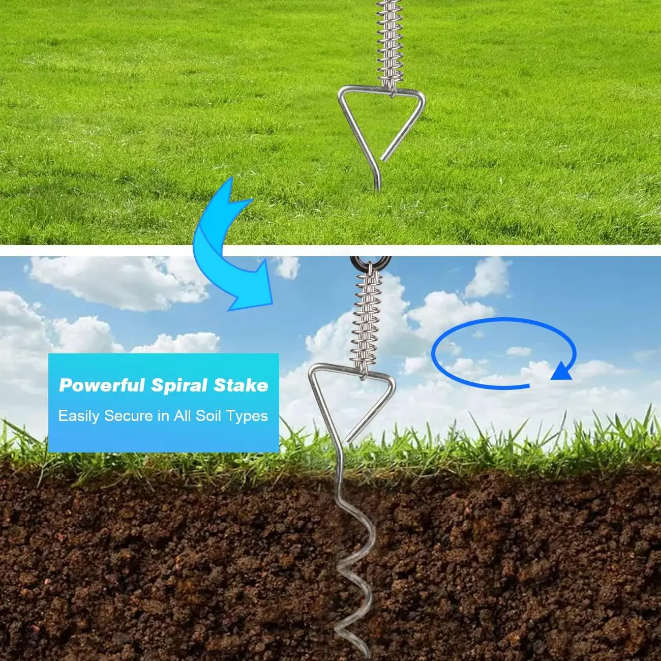 Heavy Duty RV Awning Anchor Kit Sturdy Cam Buckles with Thick Straps Awning Tie Down Kit rv awning accessories