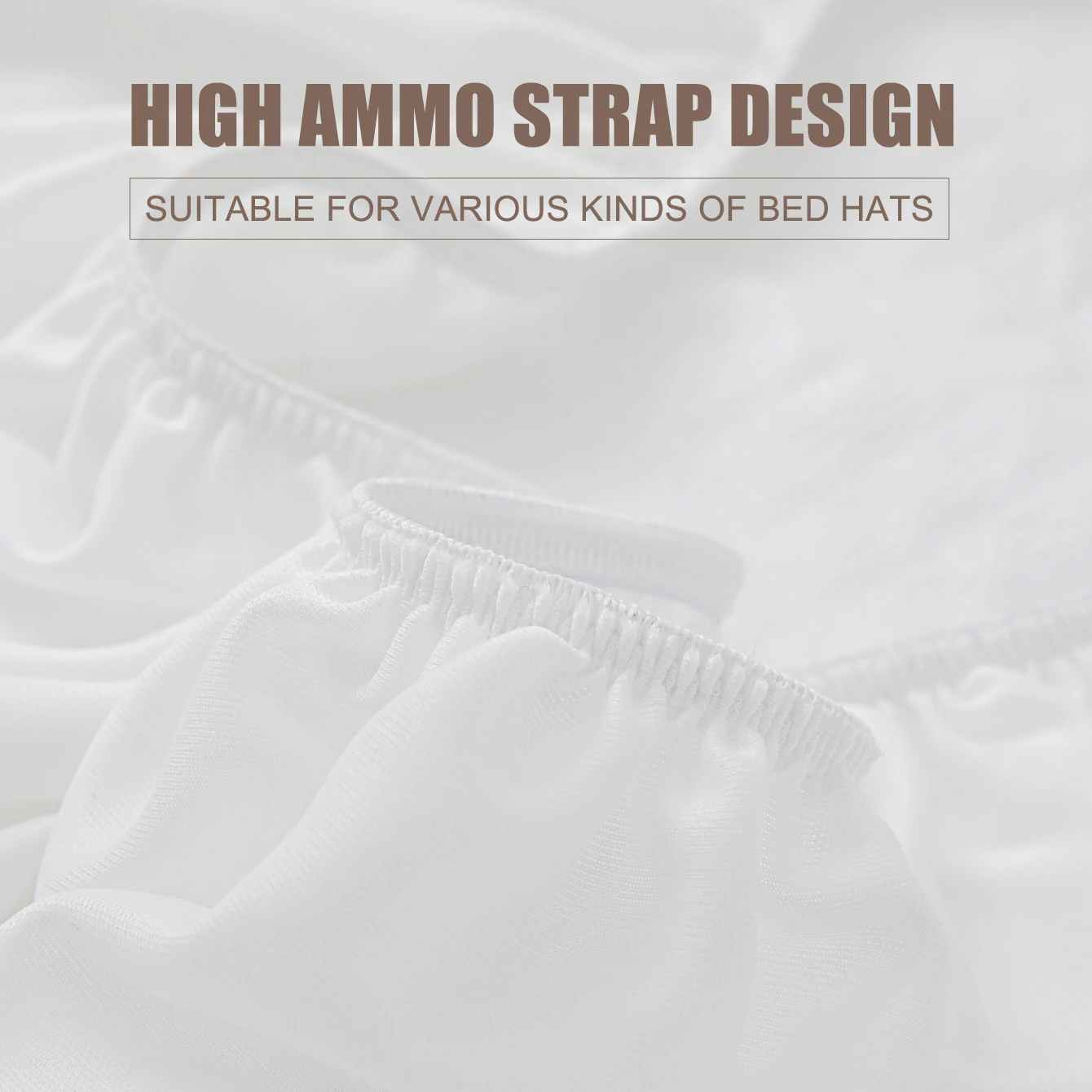 Wholesale Custom Water Proof Bed Sheet Cover stretchable deep pocket 5 Star Hotel  King Size Waterproof Mattress Protector Cover