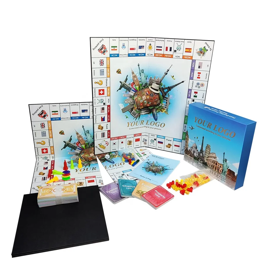Оптовая продажа OEM/ODM Juego De Mesas настольная игра, индивидуальный набор, монополи, индивидуальный логотип, краудфандинговая игра в KS