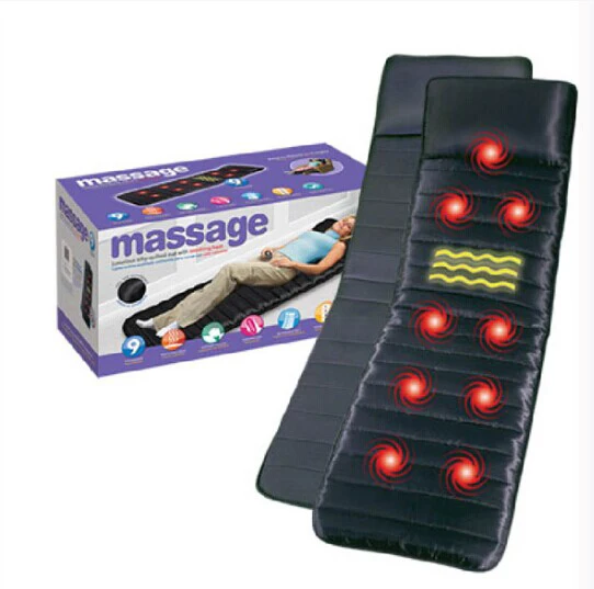 Многофункциональный коврик для массажа всего тела, Электрический инфракрасный нагреватель, домашний коврик для массажа под давлением с успокаивающей тепловой терапией