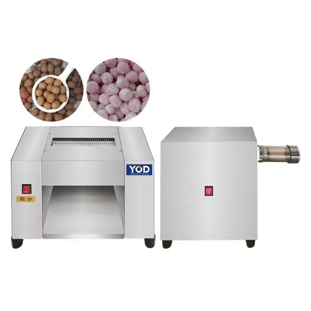 Fully automatic commercial small round milk tea tapioca taro ball pearls maker boba pearl making machine for food shop
