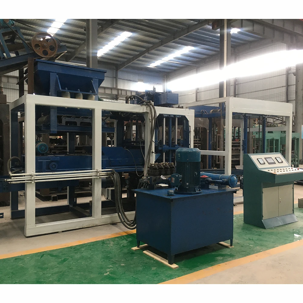 QT6-15 hot sales in USA Vibrating Hollow Cement Laying Block Concrete Brick Making Machine