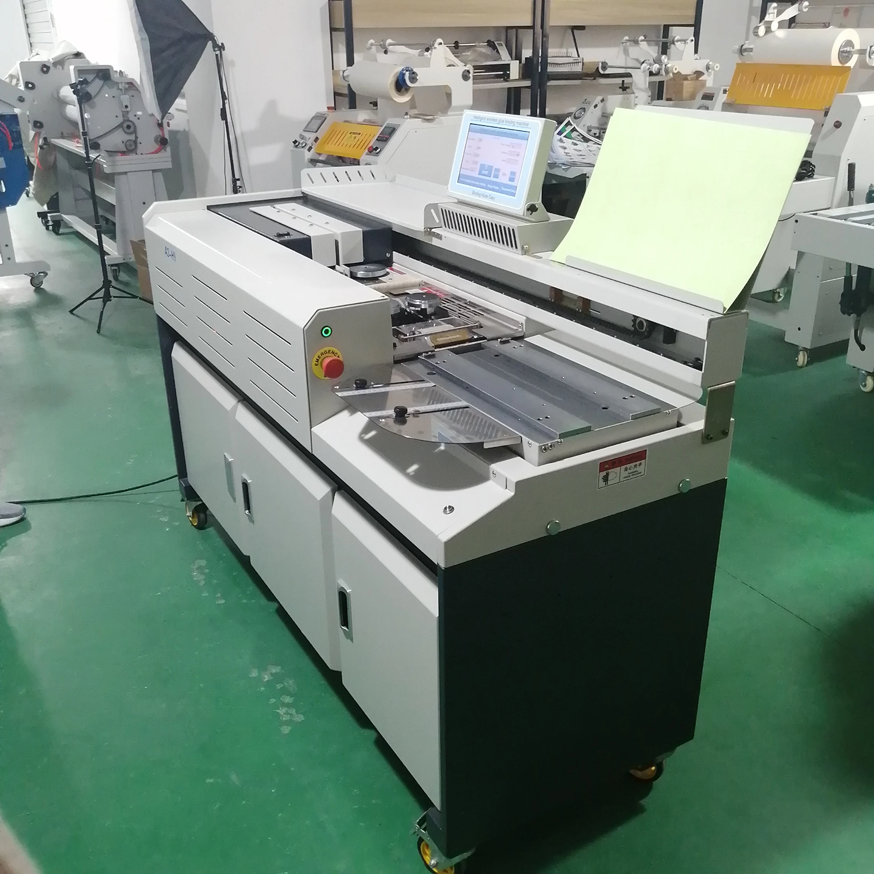 A3-H9 420mm Automatic Glue Binding Machine for Book Papers 10.1 Inch Touch Screen ElectricBinder