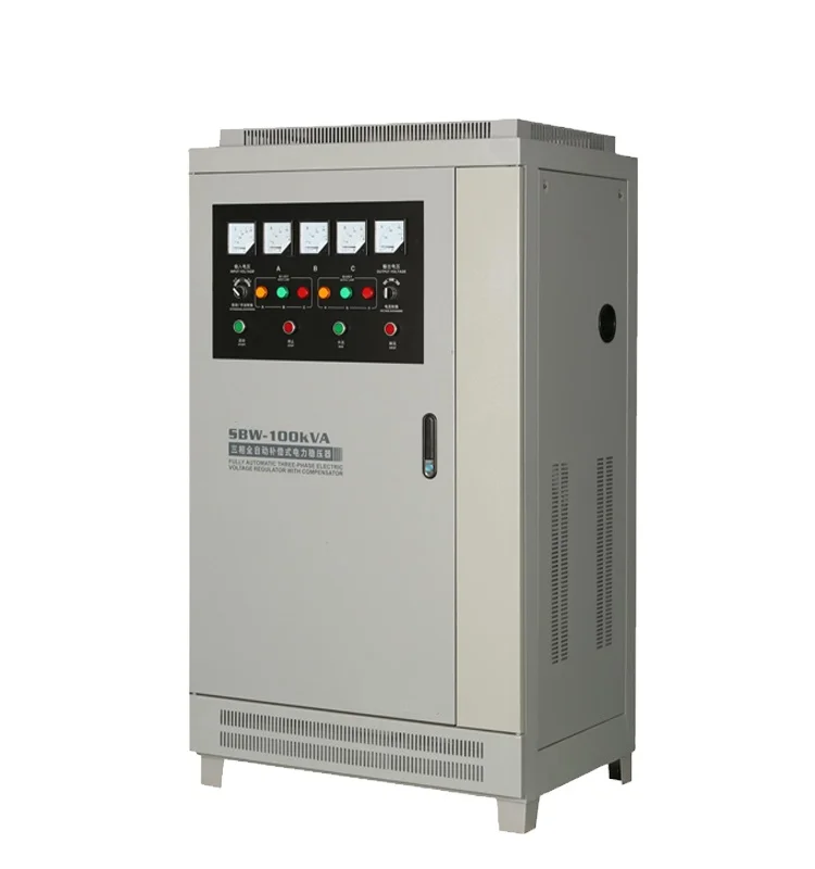 SBW-100KVA Three Phase Automatic AVR Voltage Regulator
