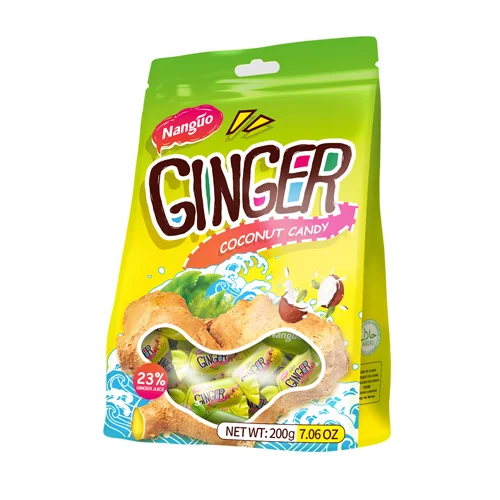 Wholesale Sweets Coconut Ginger Hard Candy Confectionery Candies