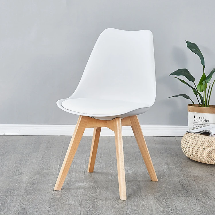 Hot Selling Cheap Price Beautiful Kitchen Furniture milano Plastic Pp Dining Chairs With Beech Wood Legs