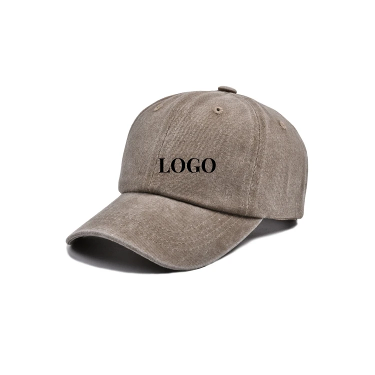 Custom Logo Kids Washed Cotton Outdoor Sunshade Dad Hat  Multi Color Children Baseball Cap for Boys Girls