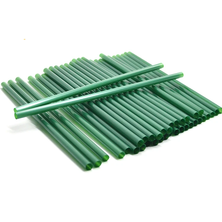 Biopoly Color Compostable Biodegradbale PLA Bioplastic Straight Drinking Straw with Printing
