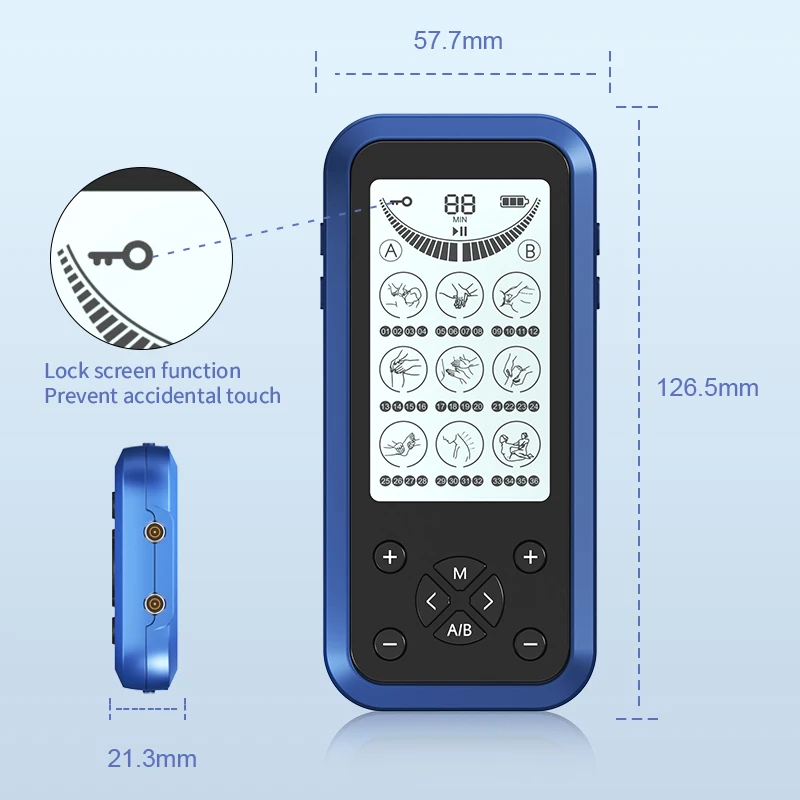 Therapy Machine Tens Massage Electronic Tens Unit Neck Pain Relief Physical Therapy Equipment Muscle Stimulator