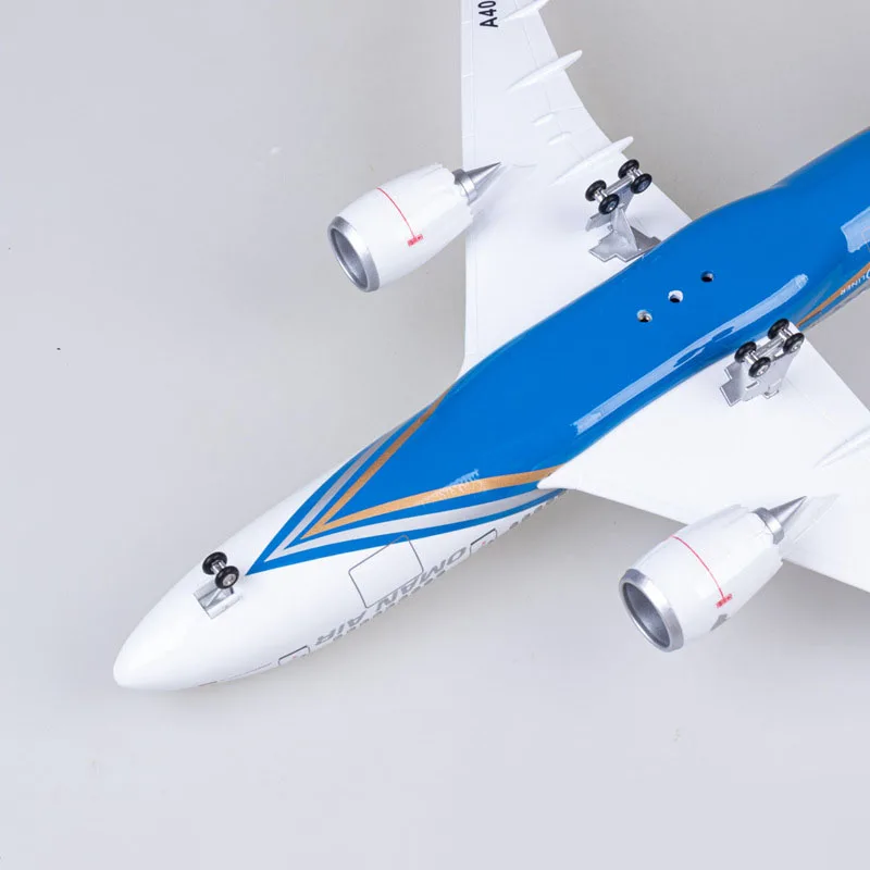 1/130 Scale 43CM Oman Air Boeing 787 B787 Aircraft Model Civil Aviation Passenger Aircraft Simulation Decoration Gift